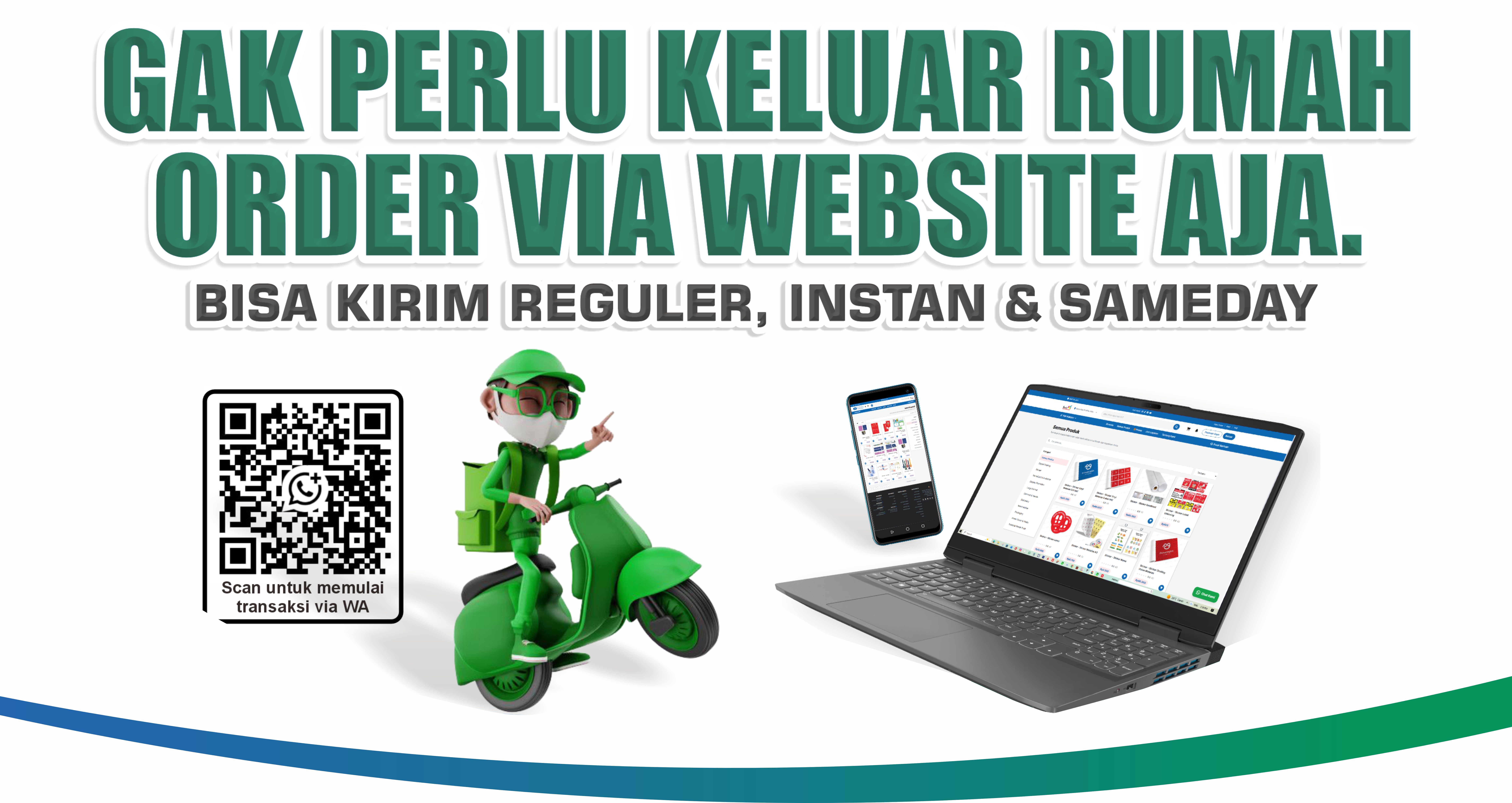 ORDER VIA WEBSITE